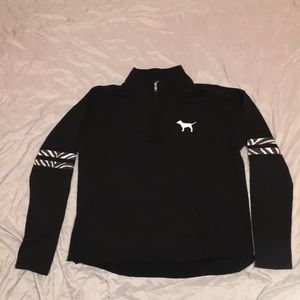 Black quarter zip hoodie from pink size large